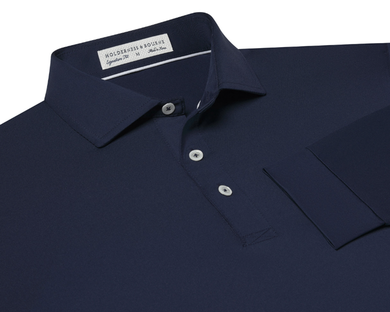 Holderness&Bourne Long Sleeve Polo