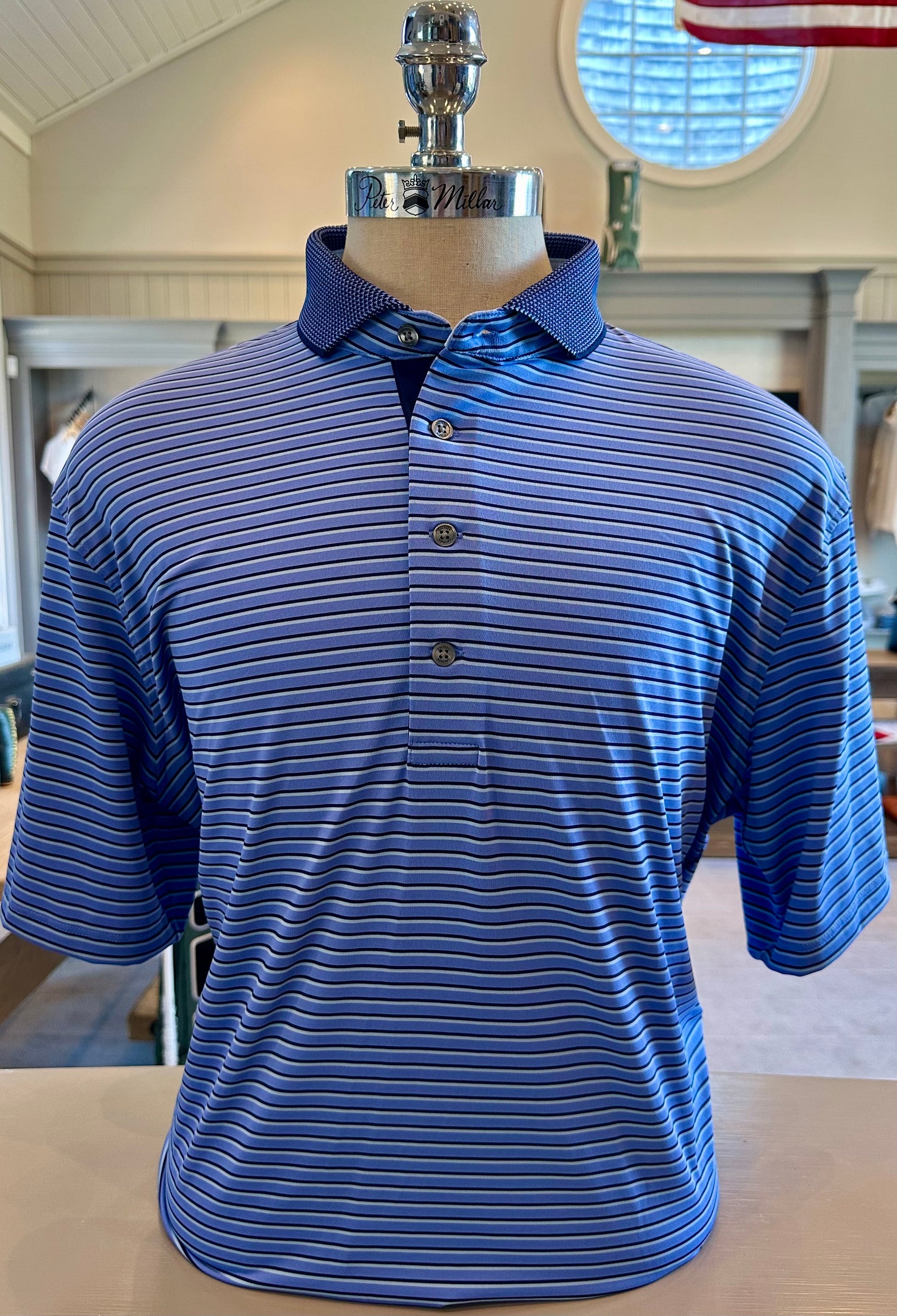 Greyson Stripe Polo