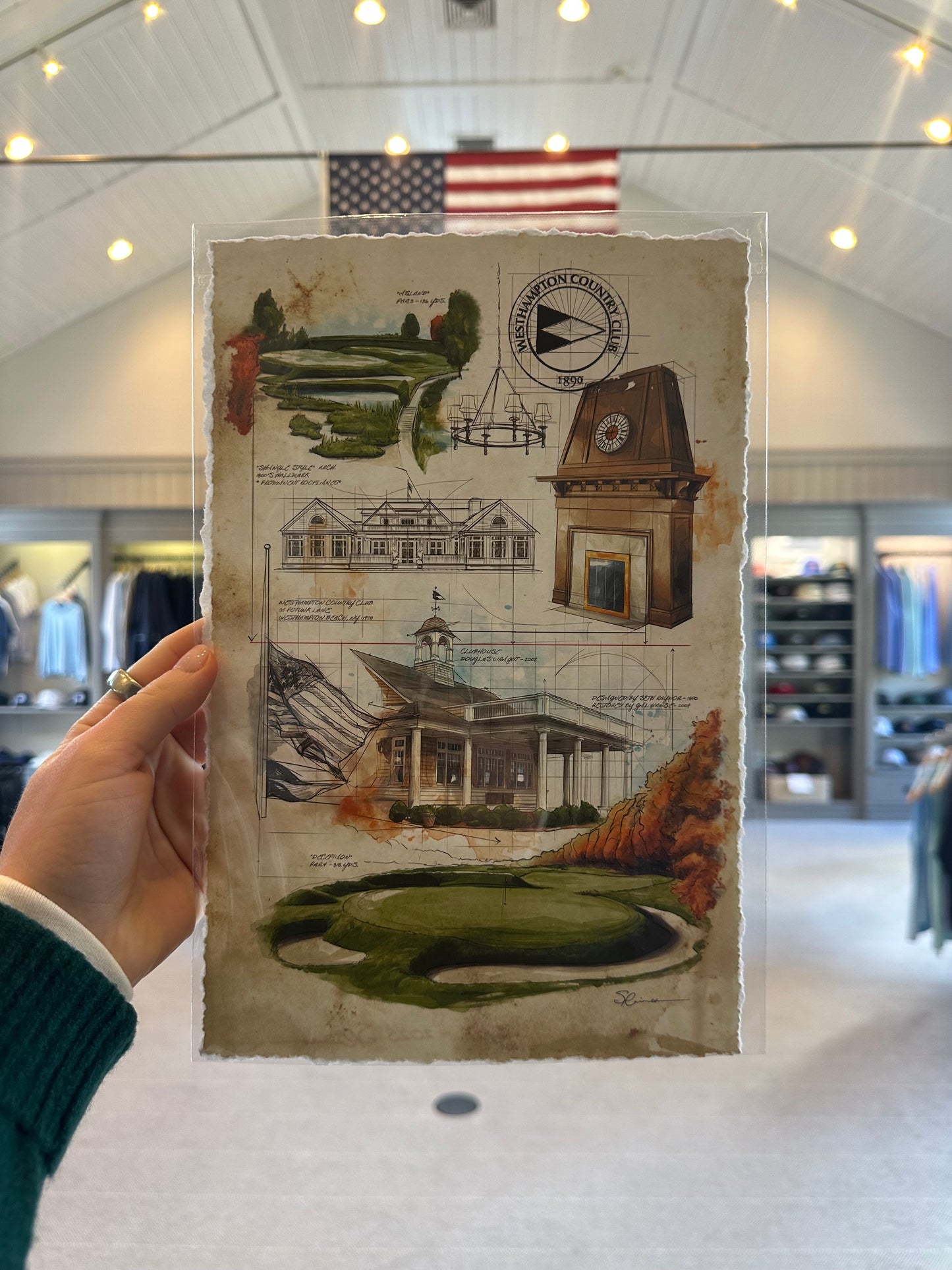 Westhampton Country Club Artwork