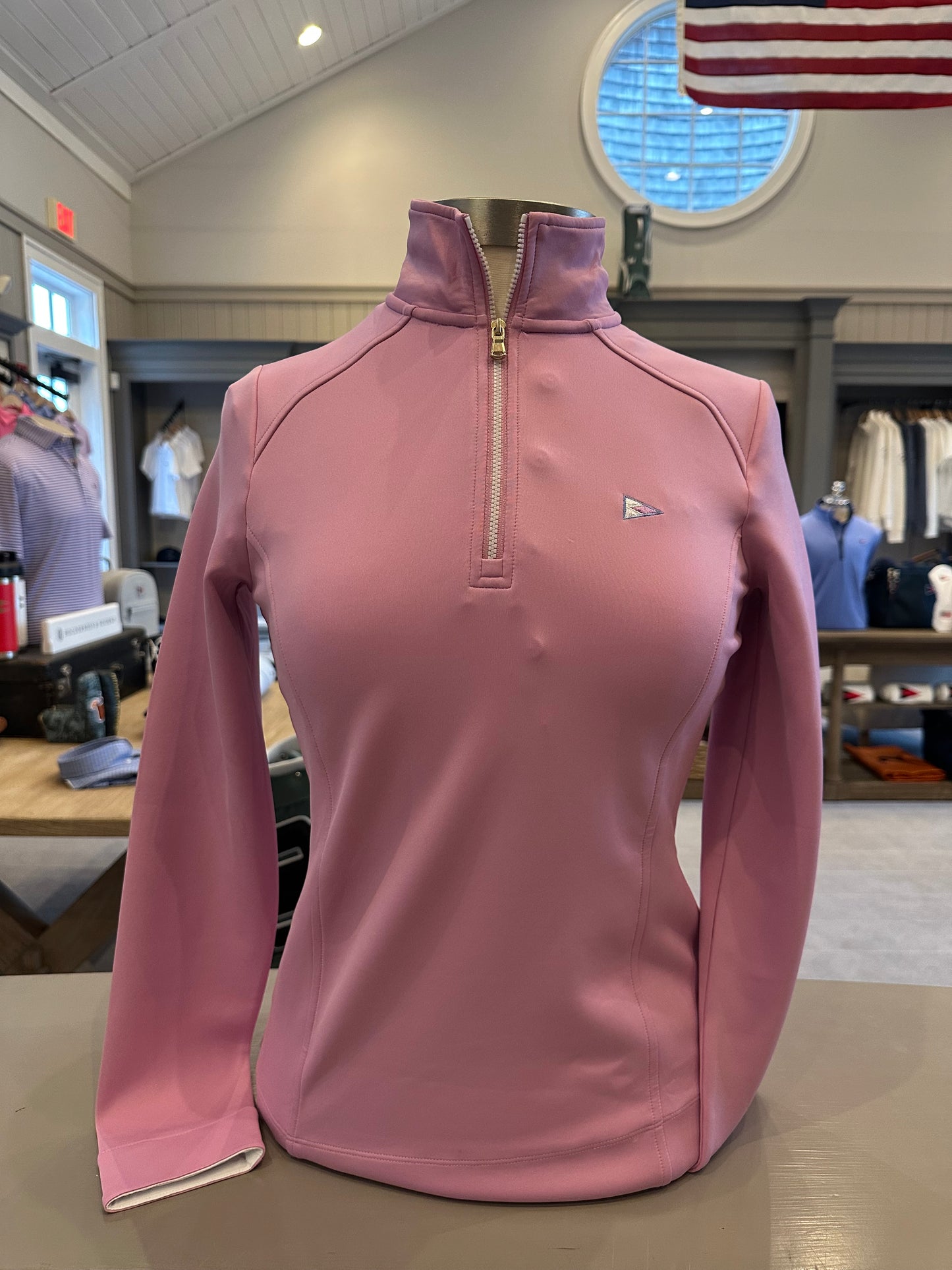 Fairway and Greene Pink/Purple Wells 1/4 Zip
