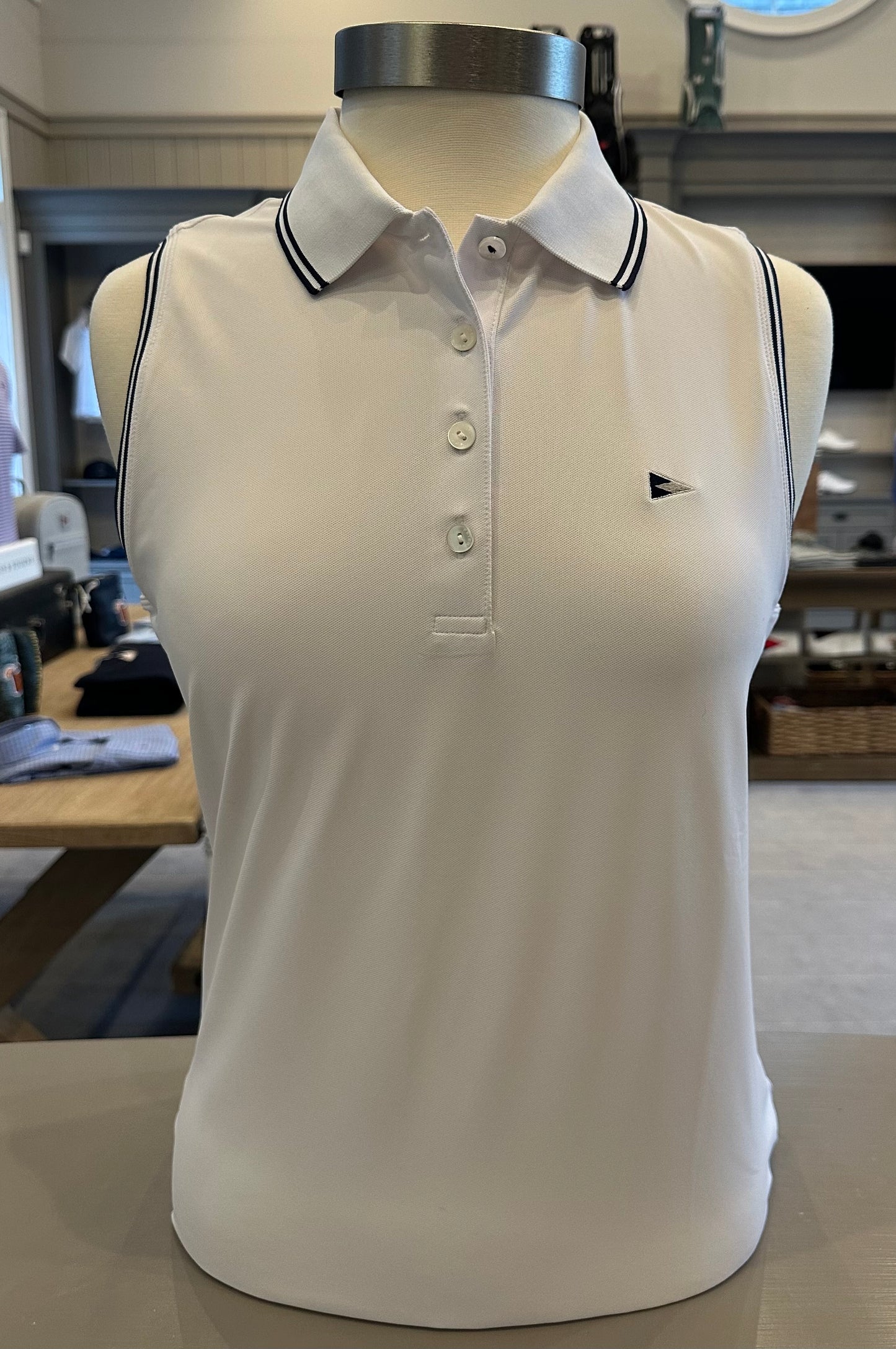 Peter Millar White SL Polo